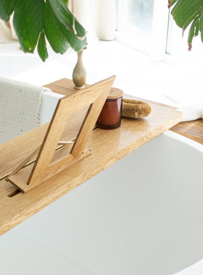 Handcrafted Natural Wood Book Stand