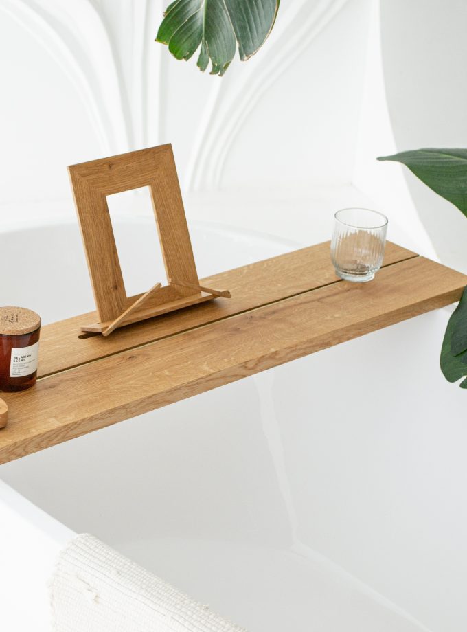 Handcrafted Natural Wood Book Stand