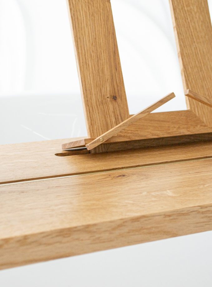 Handcrafted Natural Wood Book Stand