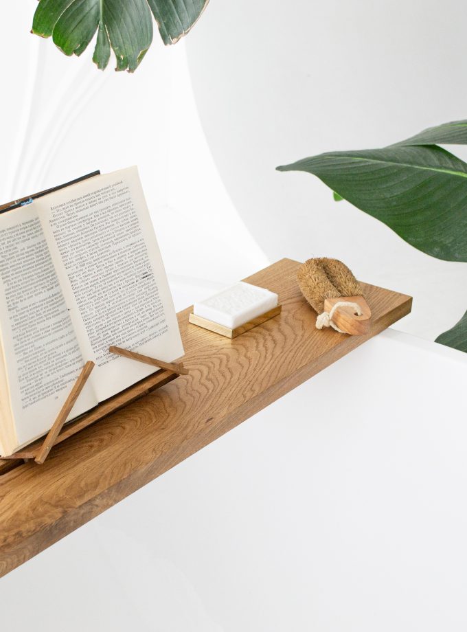 Handcrafted Natural Wood Book Stand