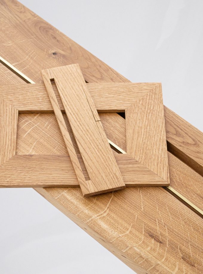 Handcrafted Natural Wood Book Stand